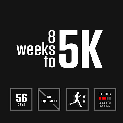 Darebee home-fitness running program for 5km