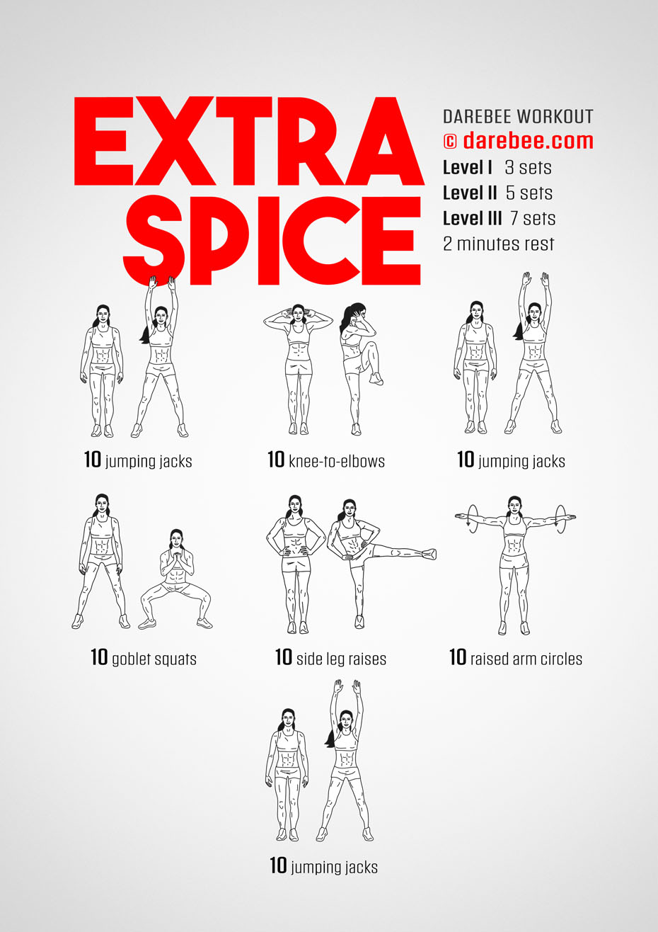 Extra Spice workout by Darebee