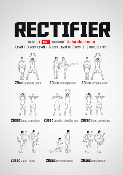 The Rectifier is a free HIIT workout from Darebee