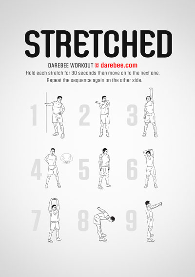 Stretch is a Darebee home-fitness upper body stretching workout.